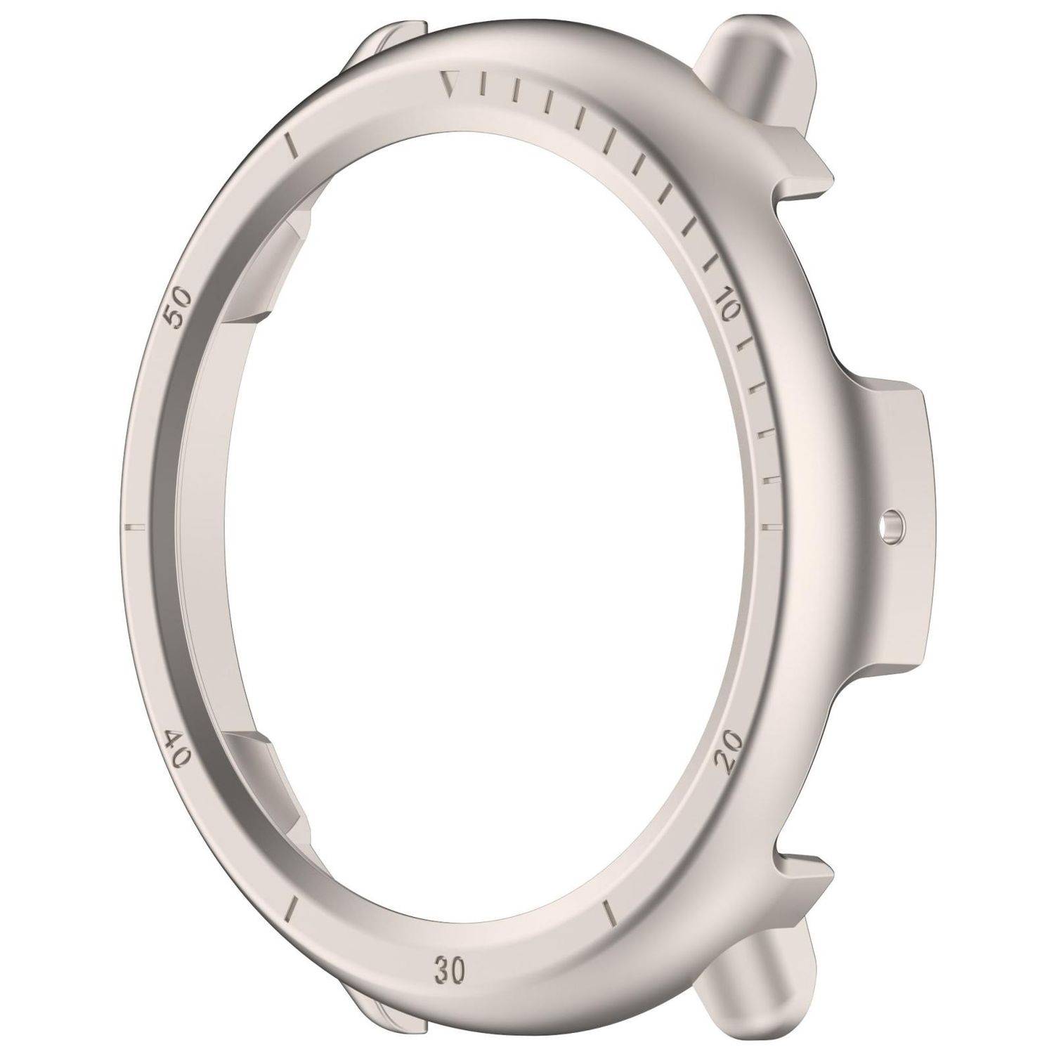 Für Amazfit Active 2 Design Kunststoff PC Watch Schutz Gehäuse Hülle Beige