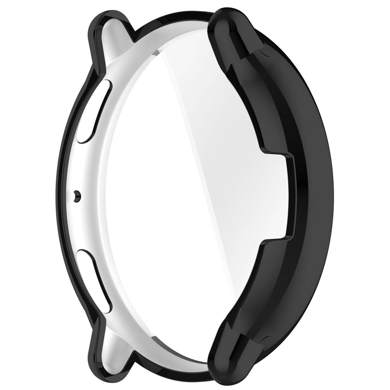 Für Amazfit Active 2 Electroplated Full Cover TPU Watch Schutz Hülle Schwarz