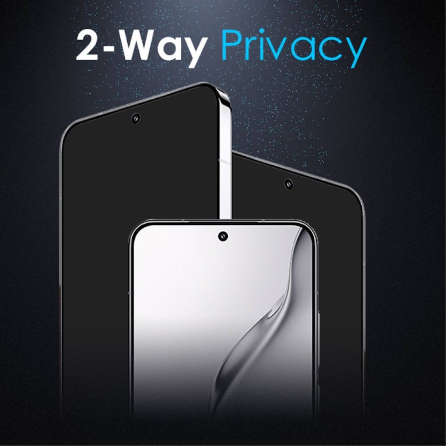 Für Xiaomi 15 1x 2.5D 0,26mm Privacy Blickschutz Display Hart Glas Schutz Folie