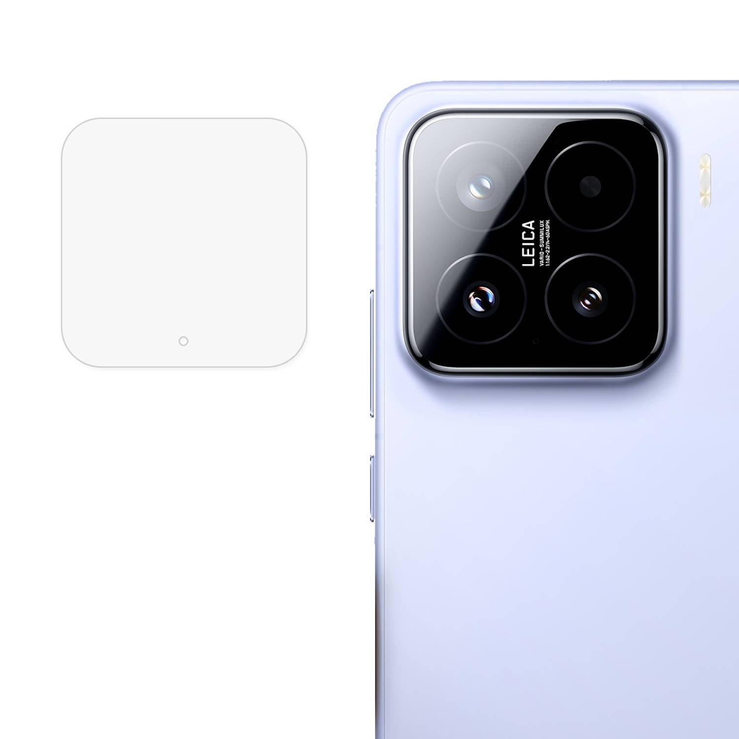 Für Xiaomi 15 Schutz Hart Glas 9H Back Kamera Linsen Komplettschutz Transparent