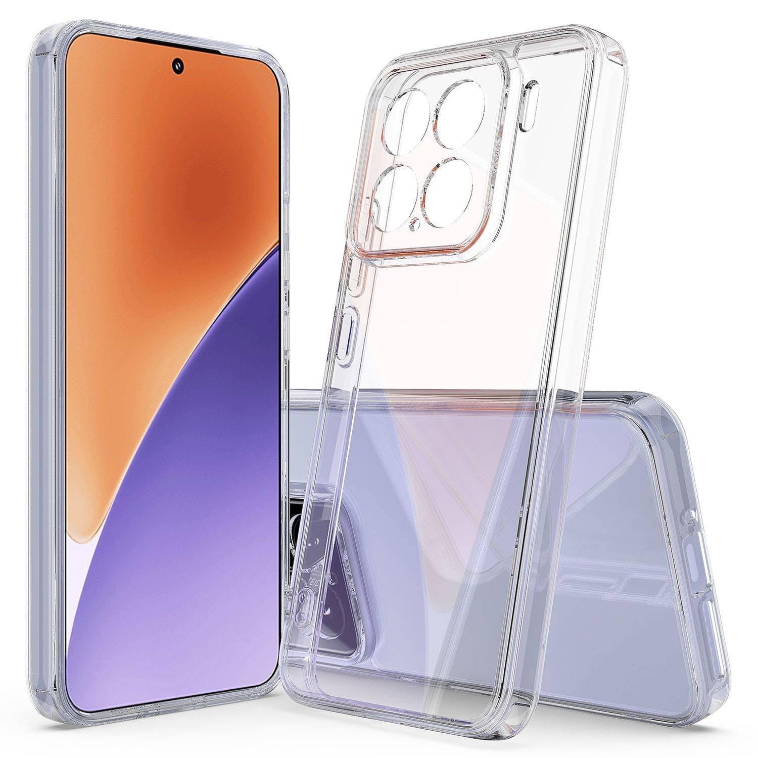Für Xiaomi 15 Silikon TPU Schutz Handy Hülle Cover Ultra Dünn Flexibel Transparent