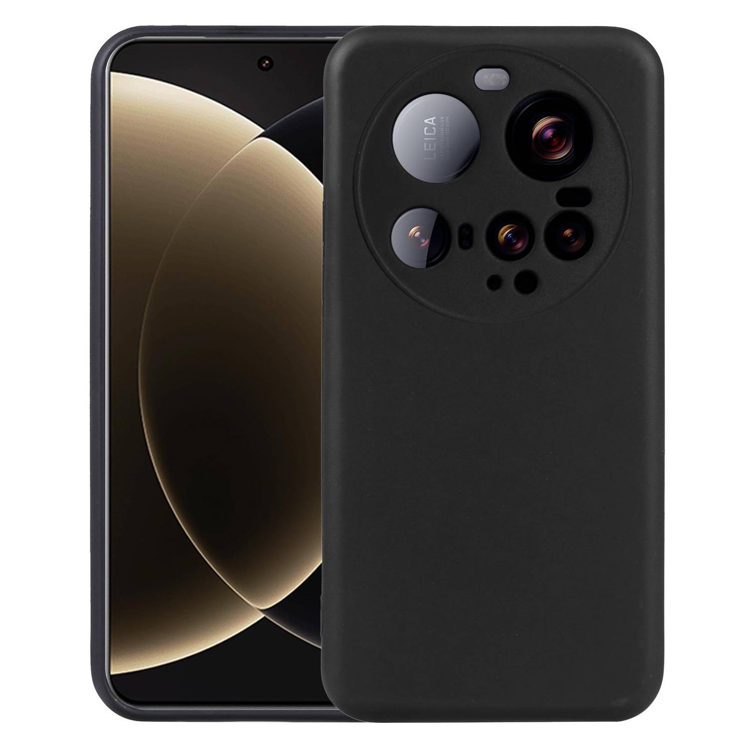 Für Xiaomi 15 Ultra Silikon TPU Schutz Hülle Cover Flexibel Ultra dünn Case Schwarz