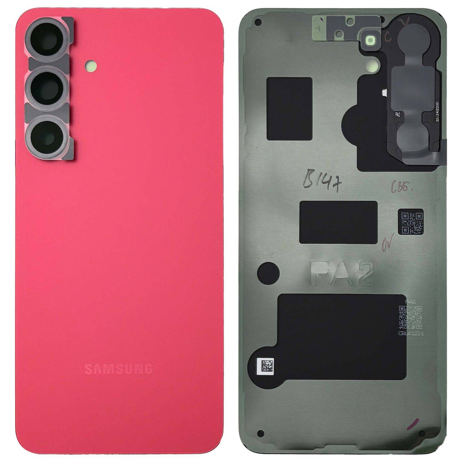 Samsung Akkudeckel für Galaxy S25 Plus GH82-36350G Ersatzteil Reparatur Coralred