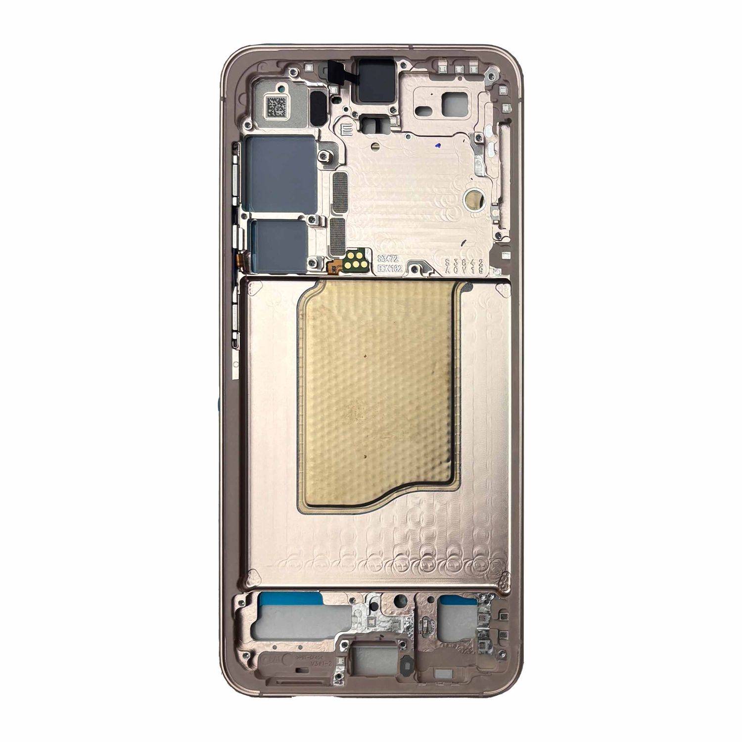 Samsung Mittelrahmen Display Galaxy S25 GH82-36328F Ersatzteil Pinkgold