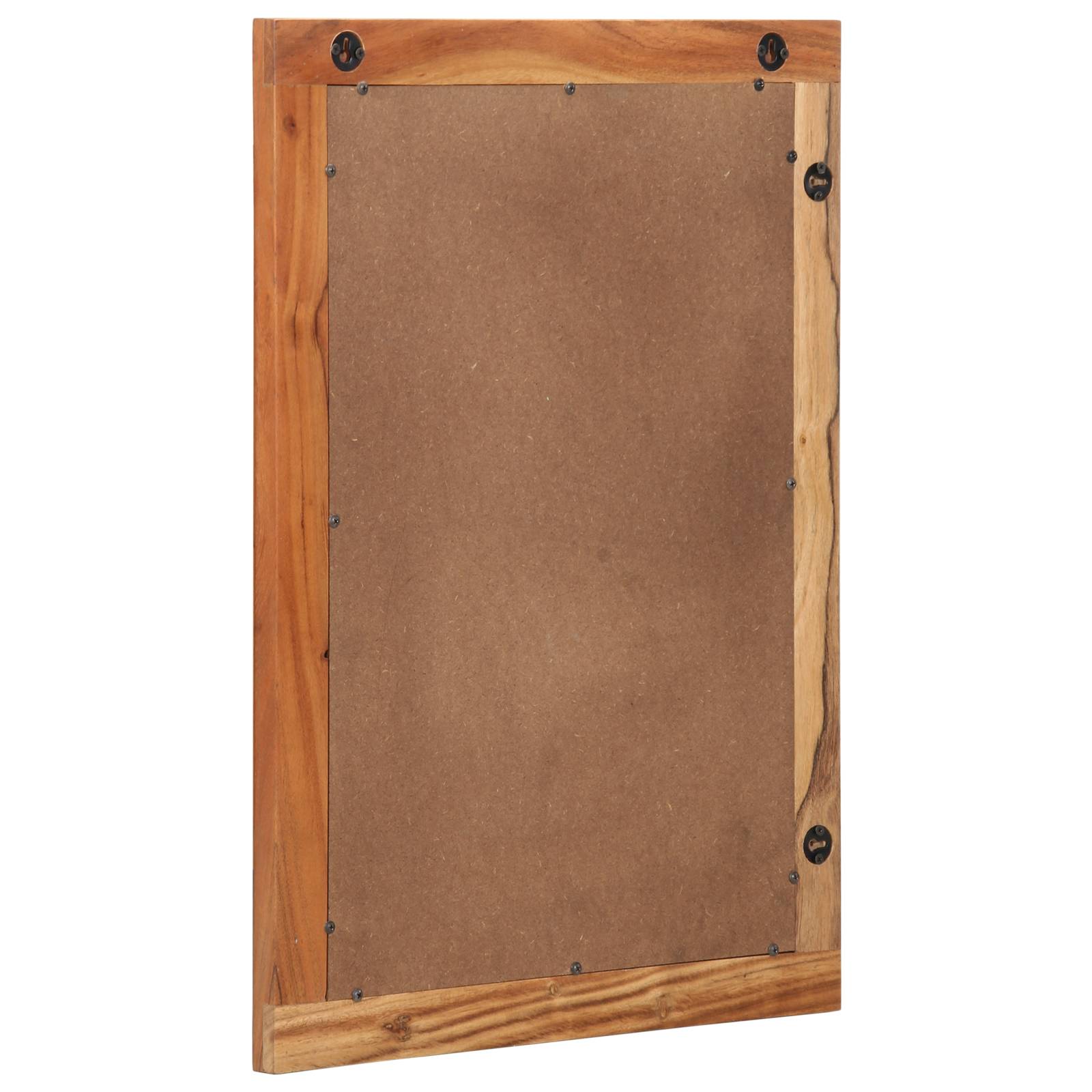 vidaXL Badspiegel 50x70x3 cm Massivholz Akazie