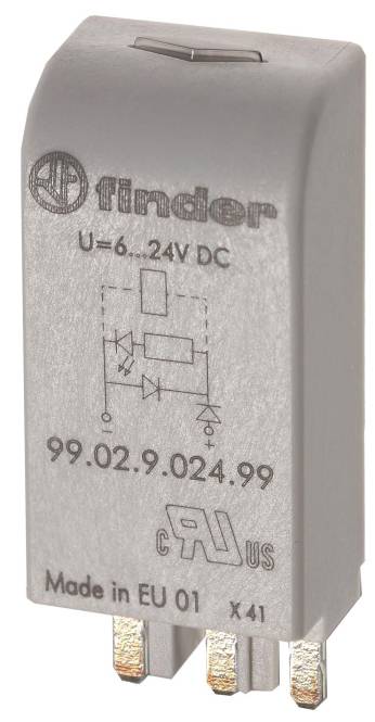 Finder EMV-Modul, LED + Varistor 99.02.0.230.98 110-230VAC/DC Industriematerial Ind-Schaltgeraete