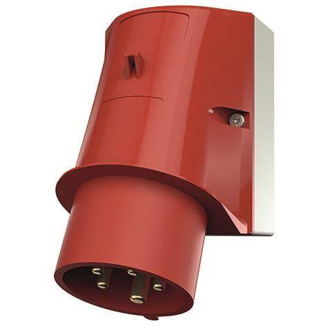 Mennekes 32A5P Wandgerätestecker 354 ** 6H400V IP44 Industriematerial Verbindungstechnik