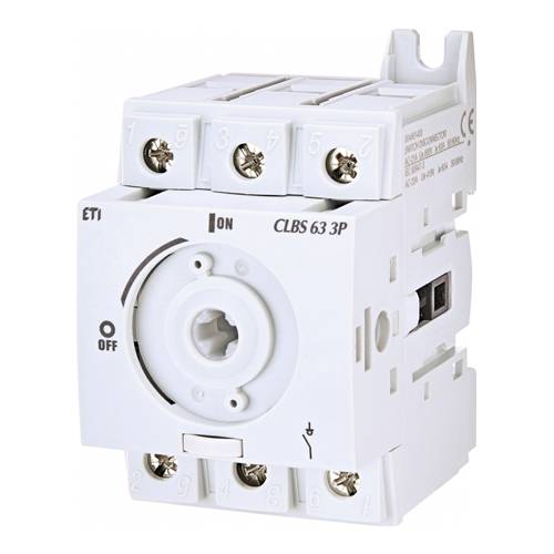 ETI 004661403 - Lasttrennschalter CLBS 63 3P (DIN-Schiene montiert | 800 V Bemessungsisolationsspannung | 3-polig)