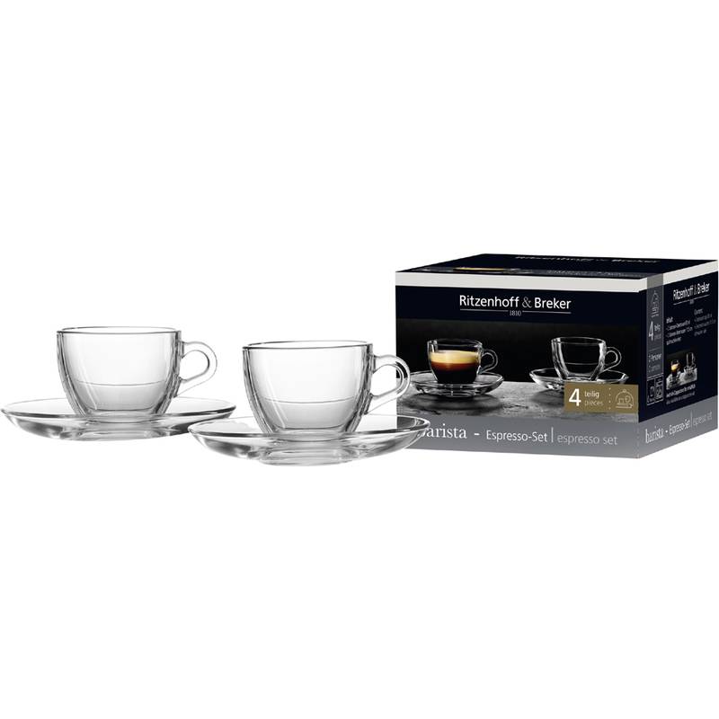 Ritzenhoff & Breker Espresso-Set BARISTA, 4-teilig