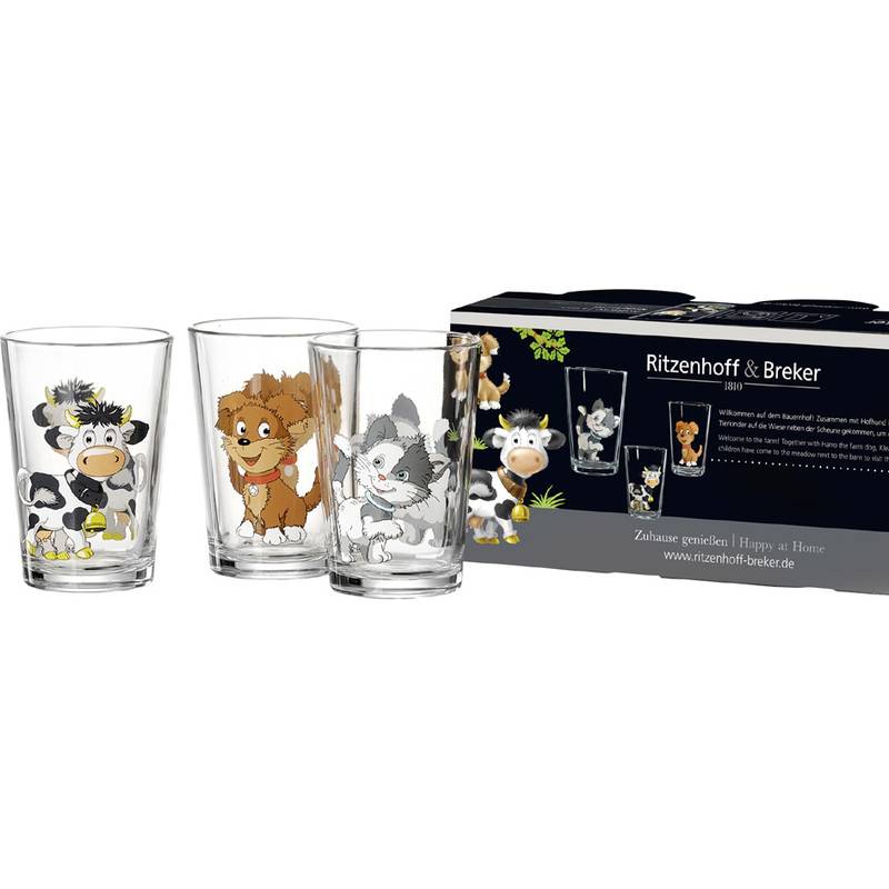 Ritzenhoff & Breker Trinkglas HOFTIERE, 3er Set