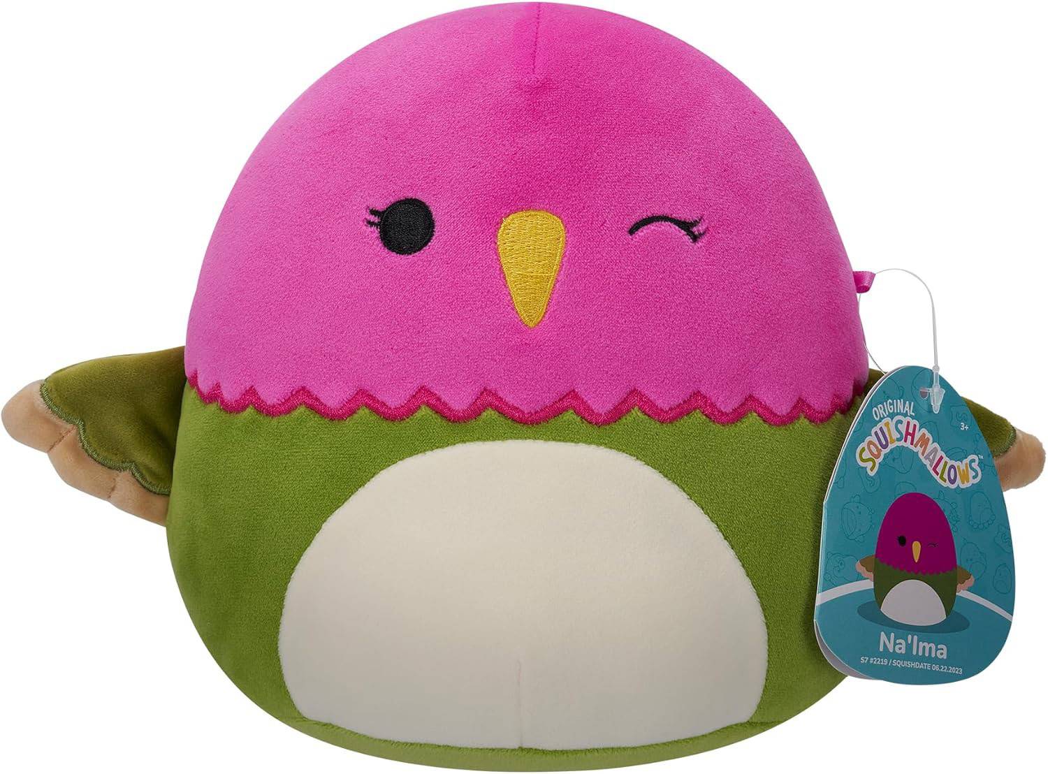 Jazwares SQK3440; SQCR05380 - Squishmallows 19 cm (7,5") - Serie 18 - 08 - Na'lma der Kolibri