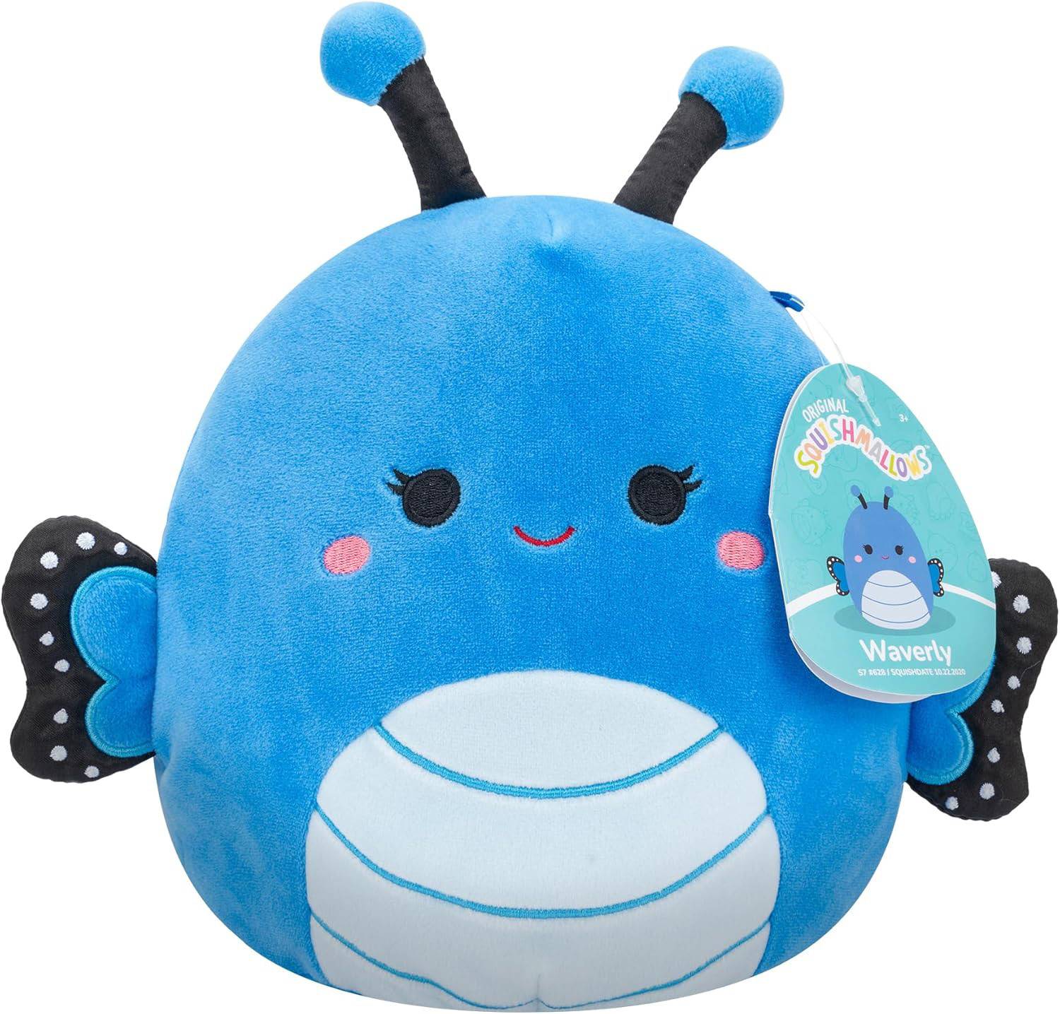 Jazwares SQJW7519B; SQCR05404 - Squishmallows Waverly der Schmetterling - 19 cm (7,5")