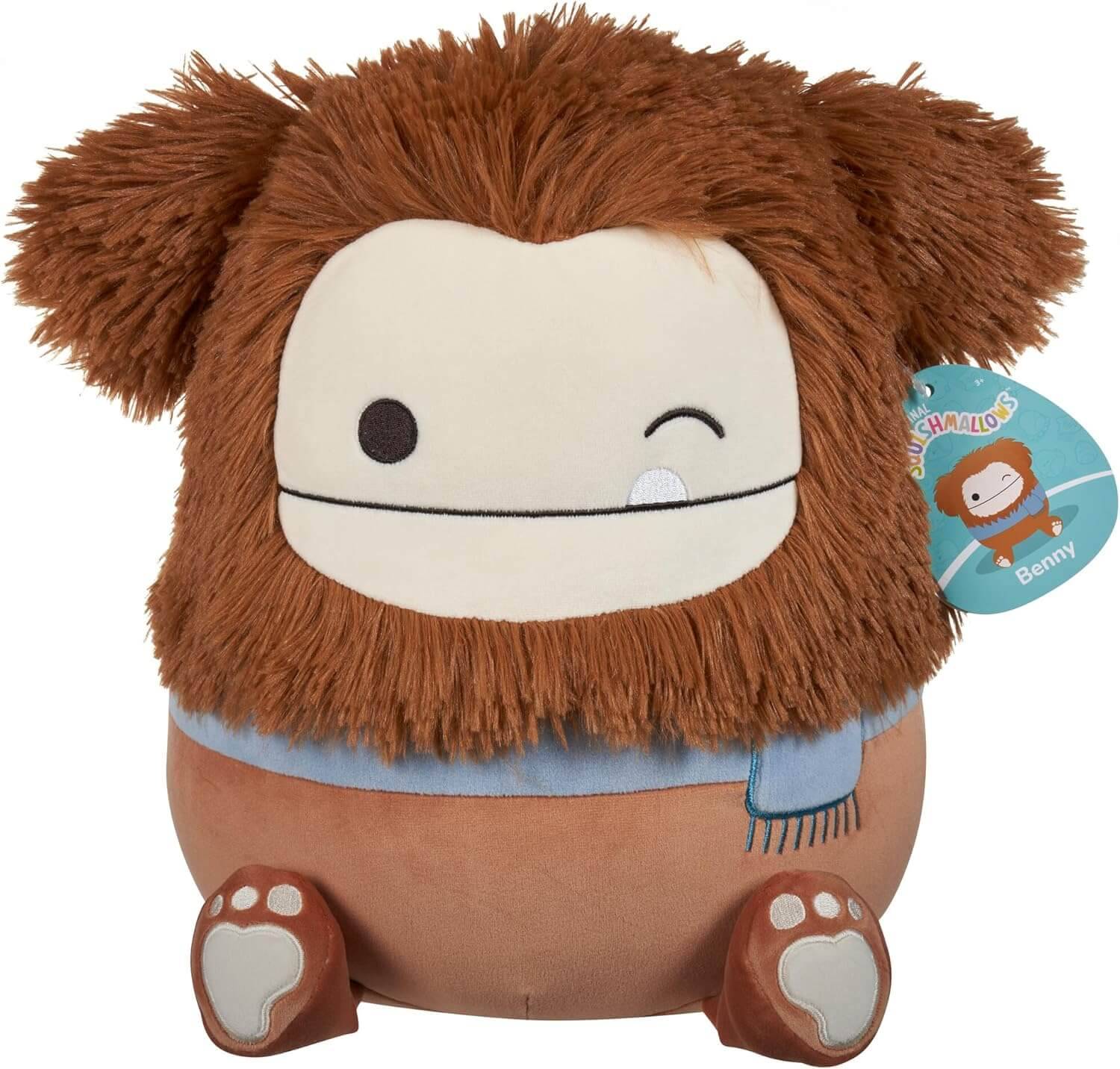 Jazwares SQJW1220A; SQCR06385 - Squishmallows Serie 20 - 30 cm (12") - Benny der Bigfoot