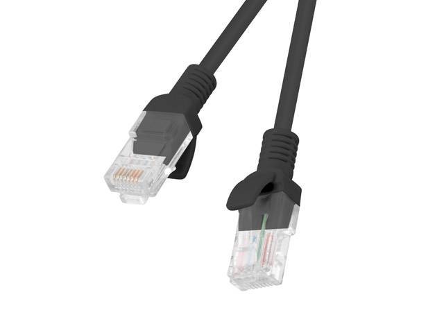 LANBERG Patchkabel CAT.6 UTP 3,0m Fluke Zertifikat sw Multimedia-Technik Cat6 Kabel