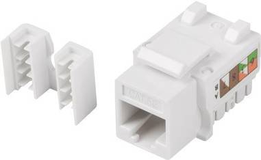 LANBERG Keystone Modul RJ45->LSA CAT.5E UTP 90° zur Montaged Multimedia-Technik