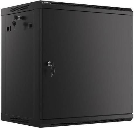 LANBERG 19 12U 600x450 Wandgehäuse Metalltür (FlatPack) sw Multimedia-Technik 19