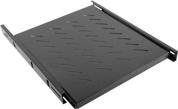 LANBERG 19 Fachboden ausziehbar 1U 800mm tief, schwarz Multimedia-Technik 19 Gehäuse