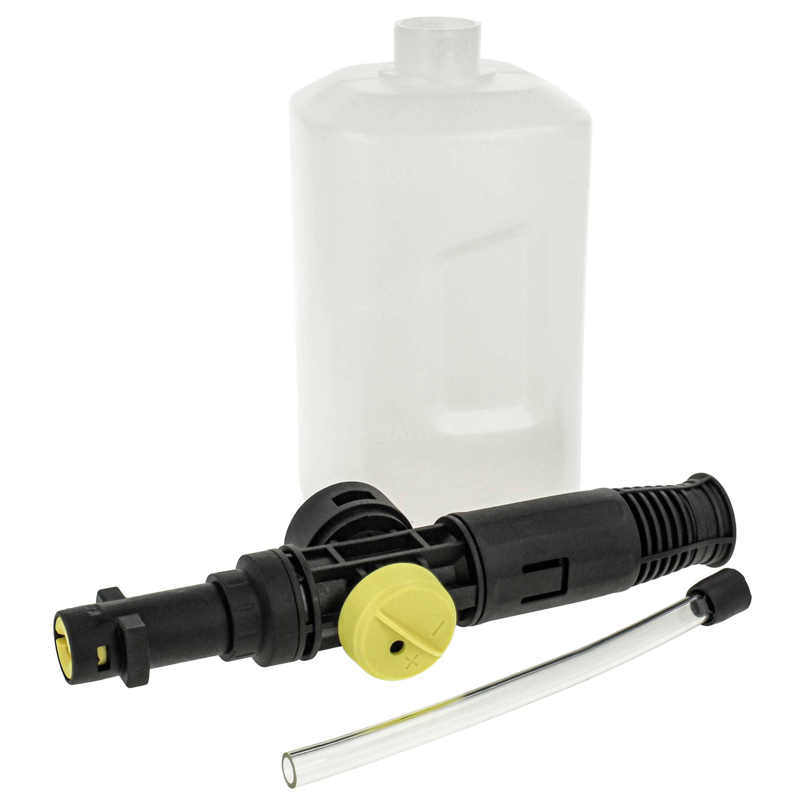 vhbw Schaumlanze kompatibel mit Kärcher K3, K2, K5, K4, K7, K6 Hochdruckreiniger - Inkl. Behälter, Ansaugschlauch