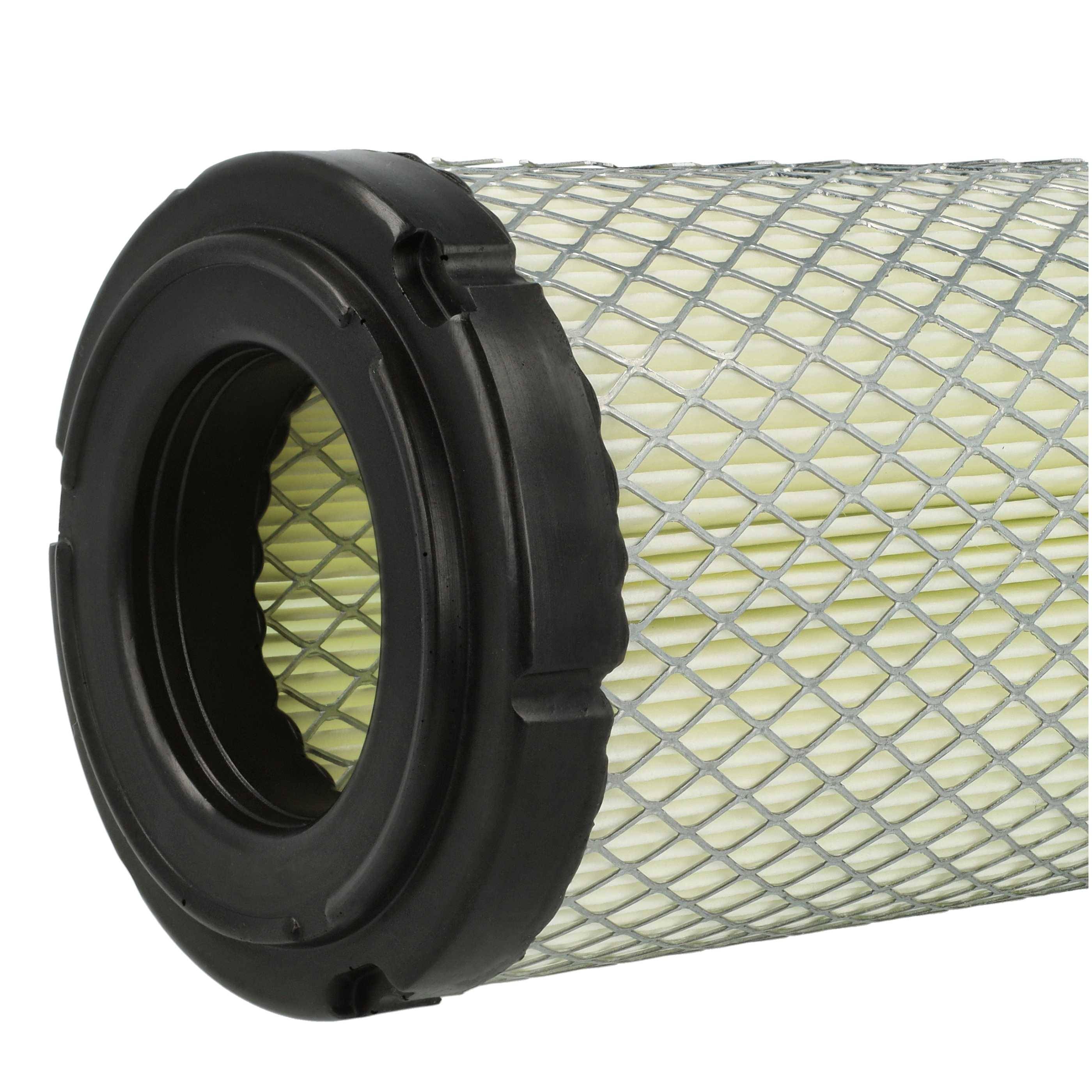 vhbw 4x Luftfilter kompatibel mit Caterpillar 400 438 C, 400 438 D, 400 434 E, 400 436 C, 400 432 D Bagger - Äußerer Motorfilter
