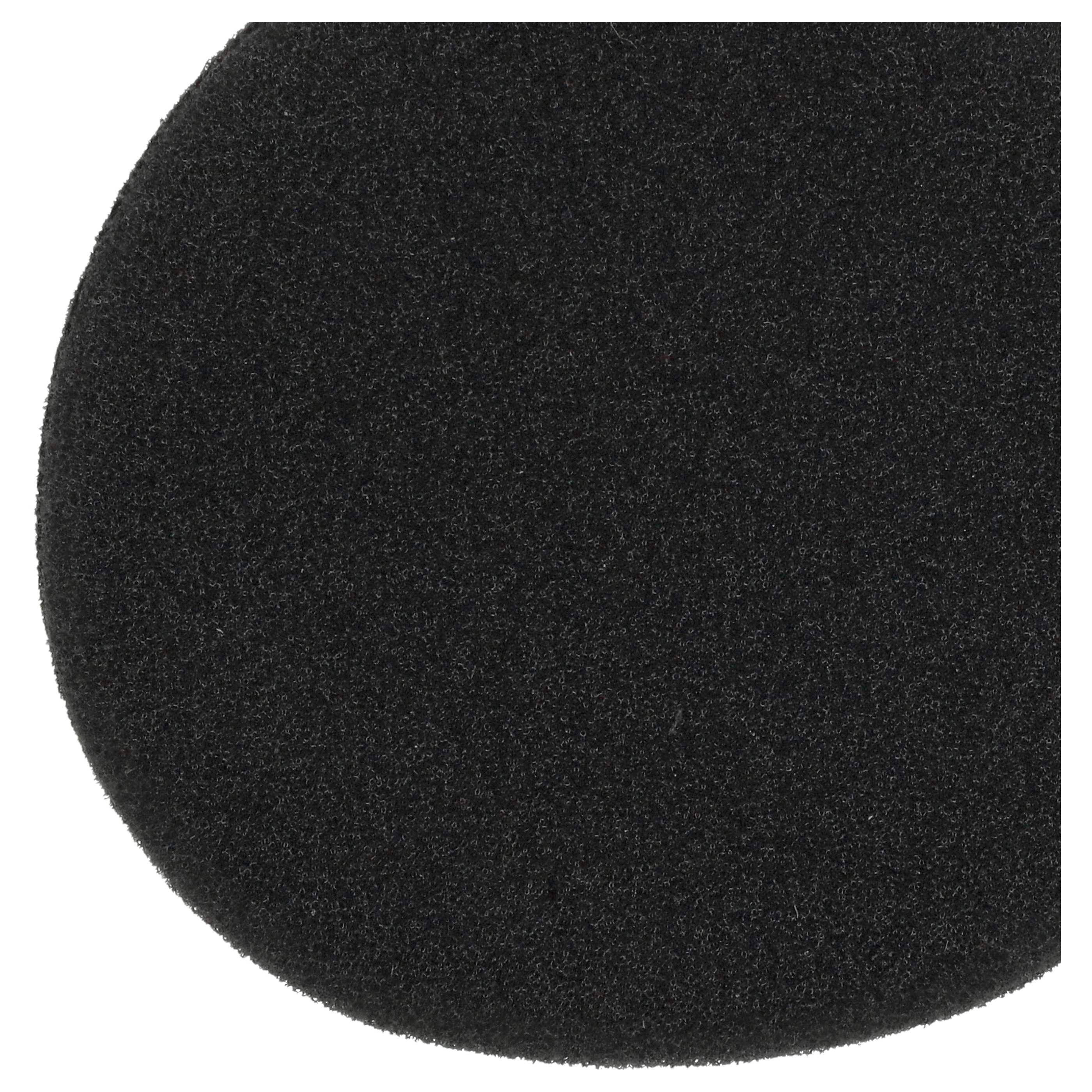 vhbw 20x Ohrpolster kompatibel mit AKG K452, K451, K450, K430, Y45, Y30, K 420, Q460 Kopfhörer Headset, Schaumstoff Schwarz, Matt
