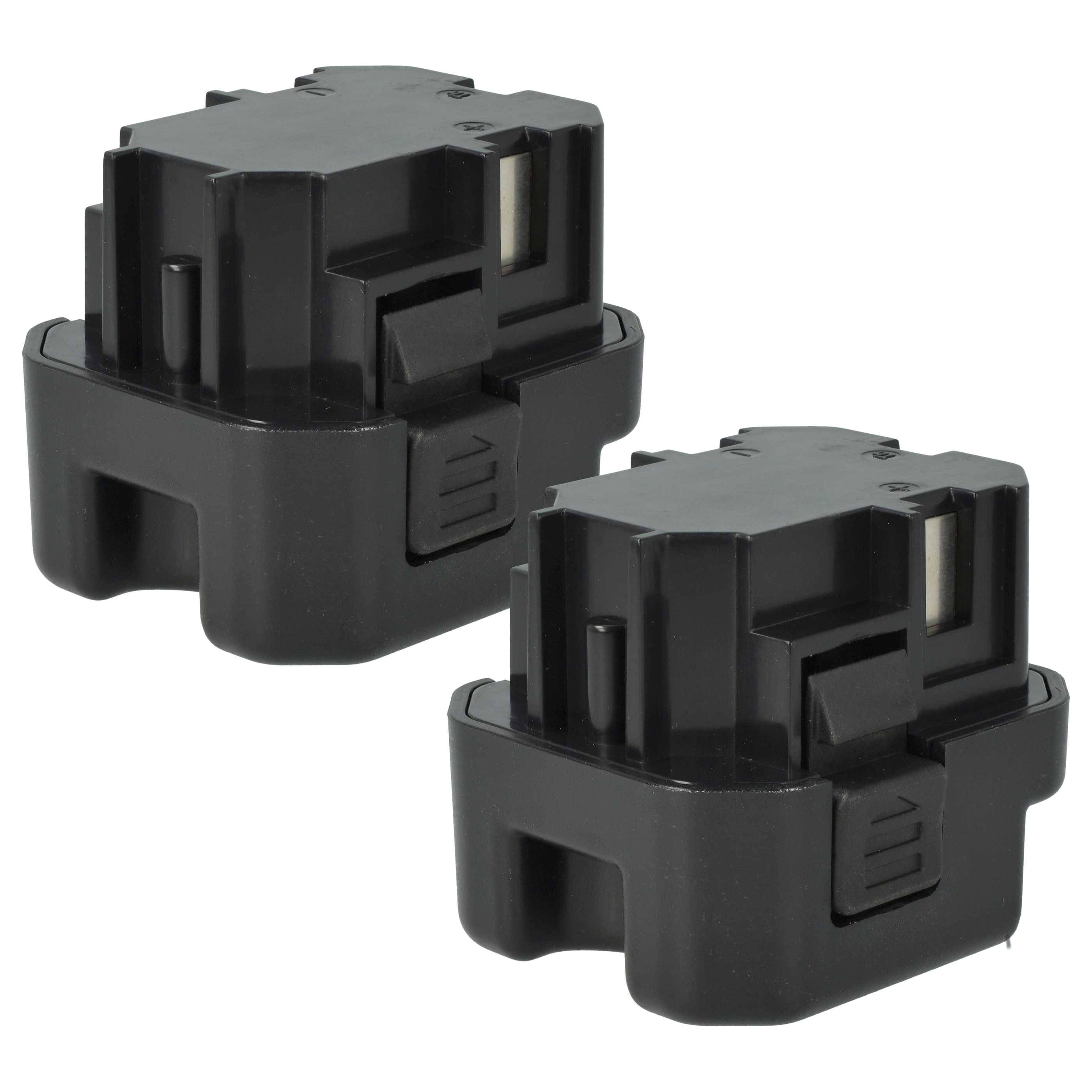 vhbw 2x Akku Ersatz für Senco VP0108, VP0109 für Werkzeug (1500 mAh, NiMH, 6 V)