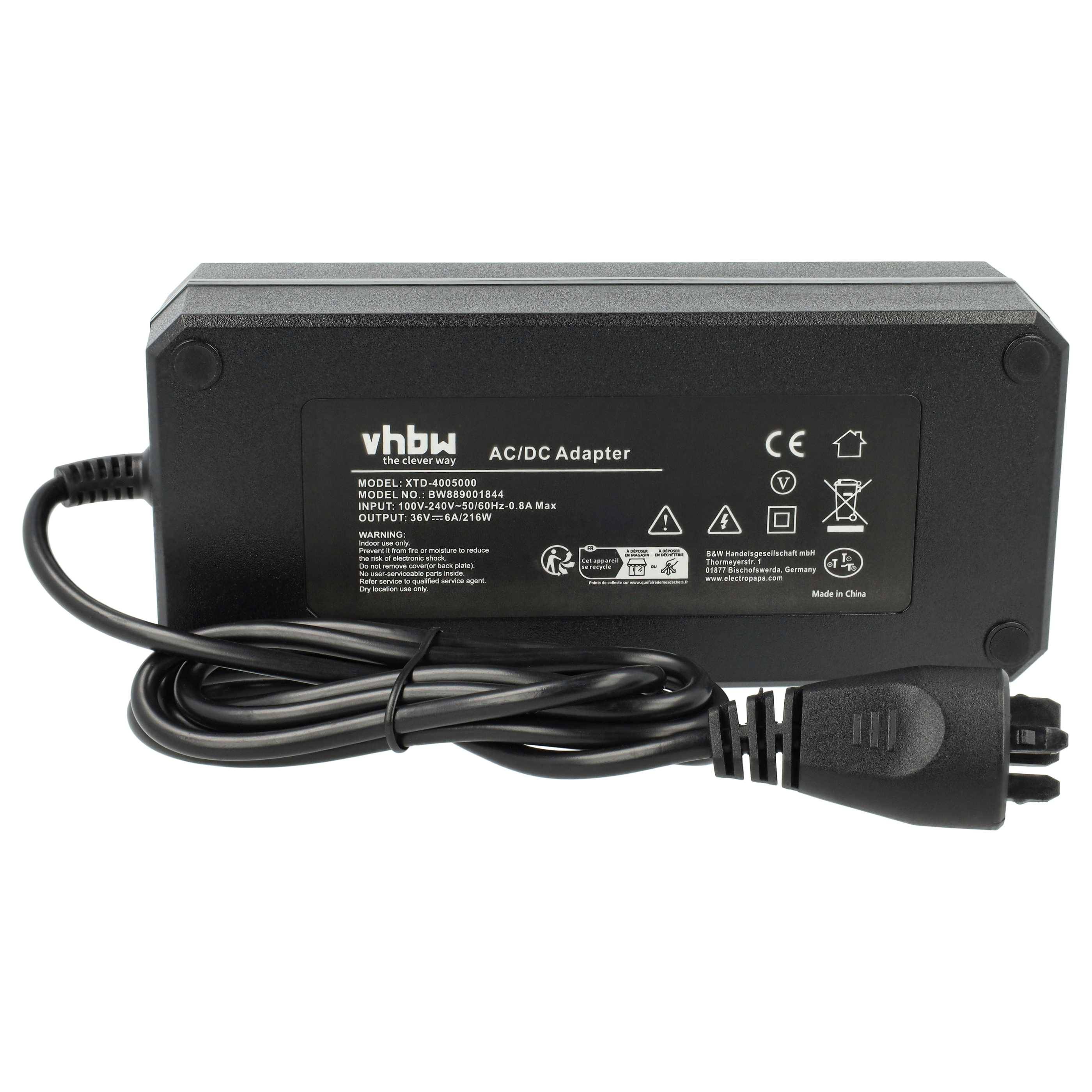 vhbw Ladegerät kompatibel mit Bosch 0 275 007 543, 0 275 007 544, 0 275 007 539, 0 275 007 540, 0 275 007 538 Fahrradakkus, E-Bike - Für Akkus