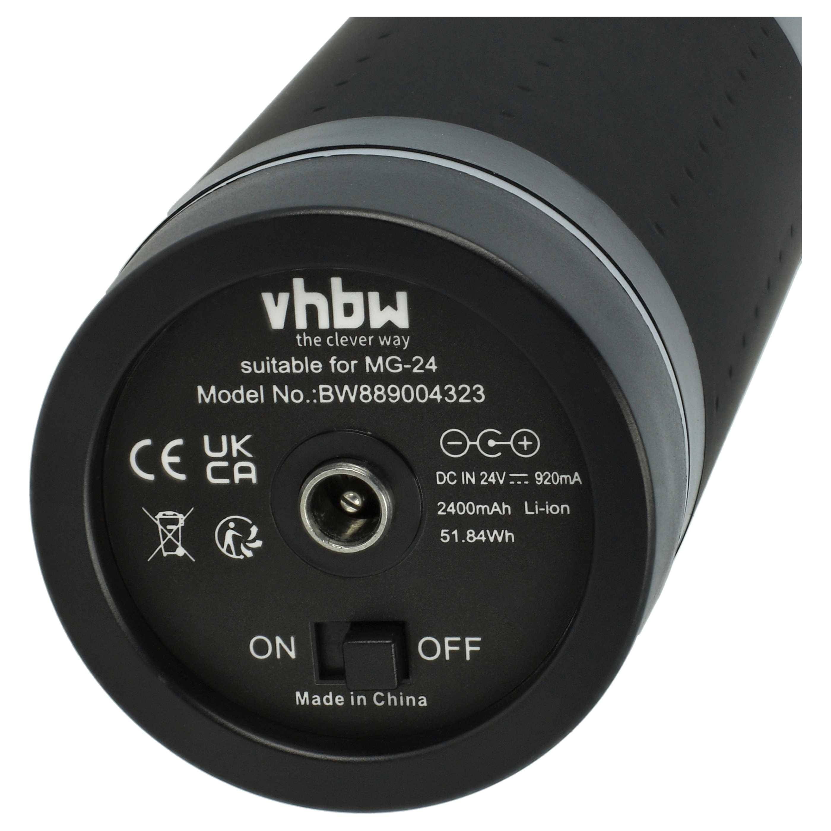 vhbw 2-tlg. Lade-Set kompatibel mit Hyperice Hypervolt Massagegerät, Massagepistole - Akku, Ladegerät