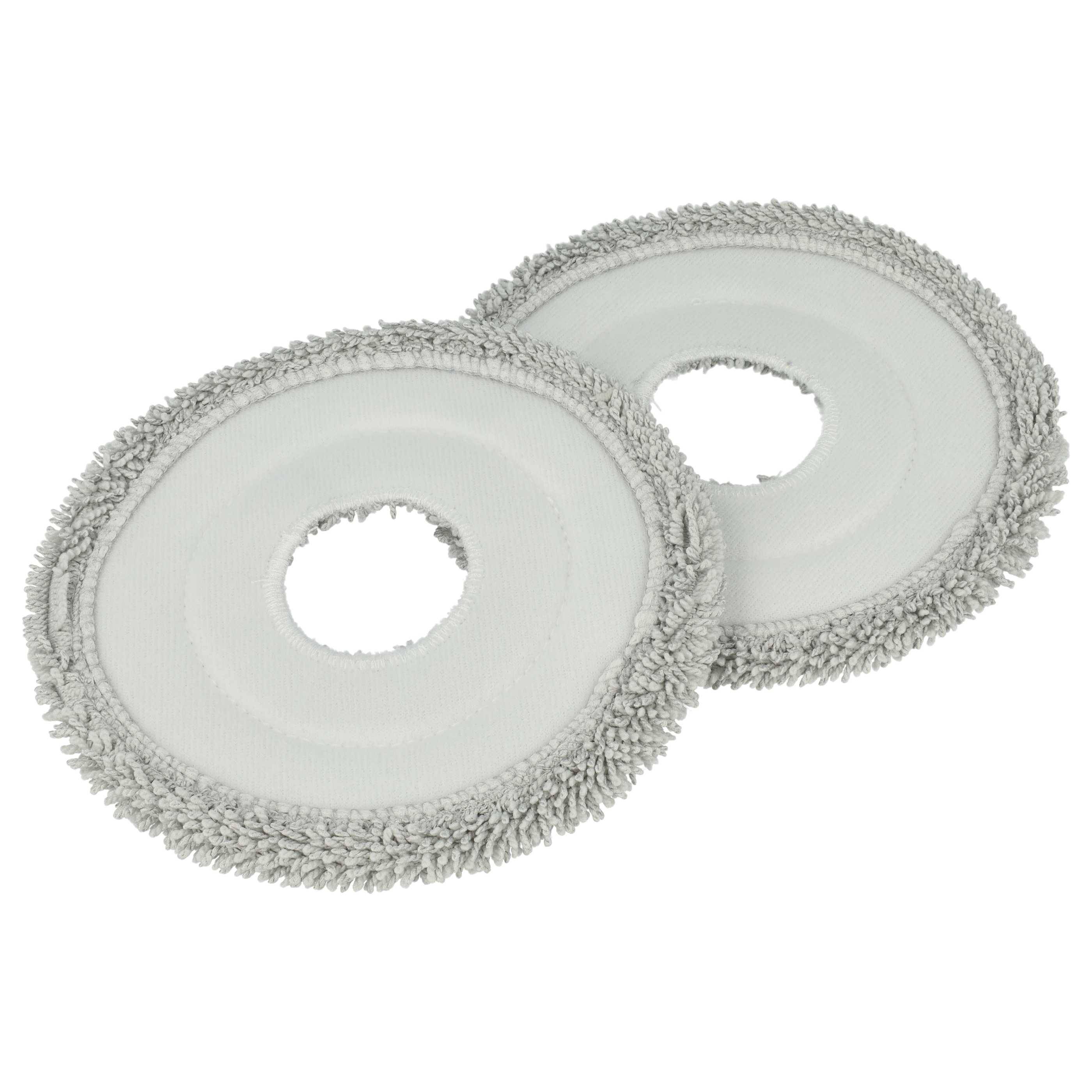 vhbw 20x Wischtuch kompatibel mit Dreame W10 Pro Wischroboter, Putzroboter - Mopptuch, Wischmopp-Pad - Mikrofaser-Pad