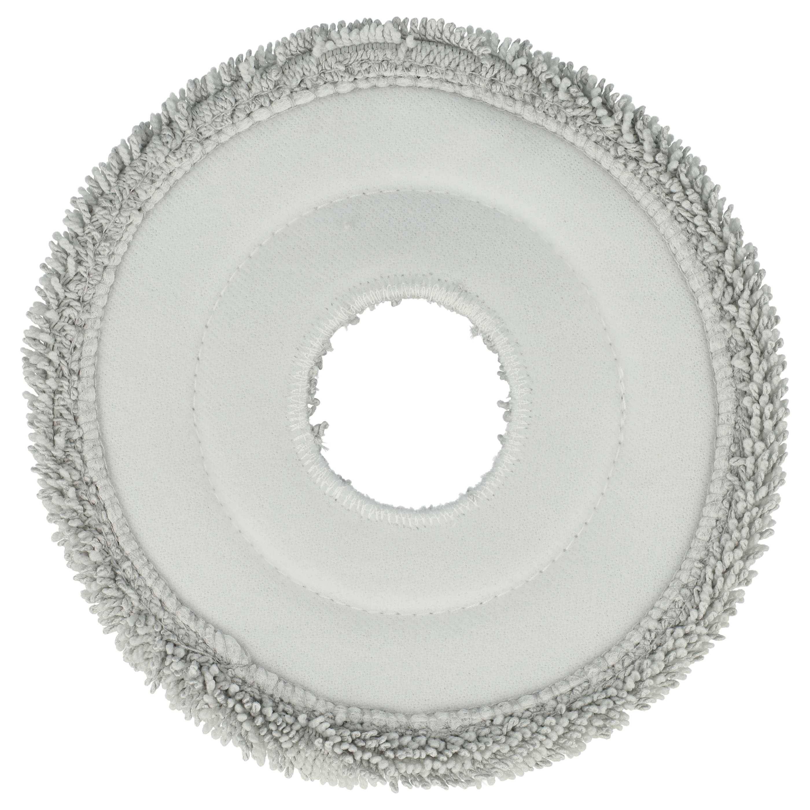 vhbw 10x Wischtuch kompatibel mit Dreame L40 Ultra Wischroboter, Putzroboter - Mopptuch, Wischmopp-Pad - Mikrofasertuch