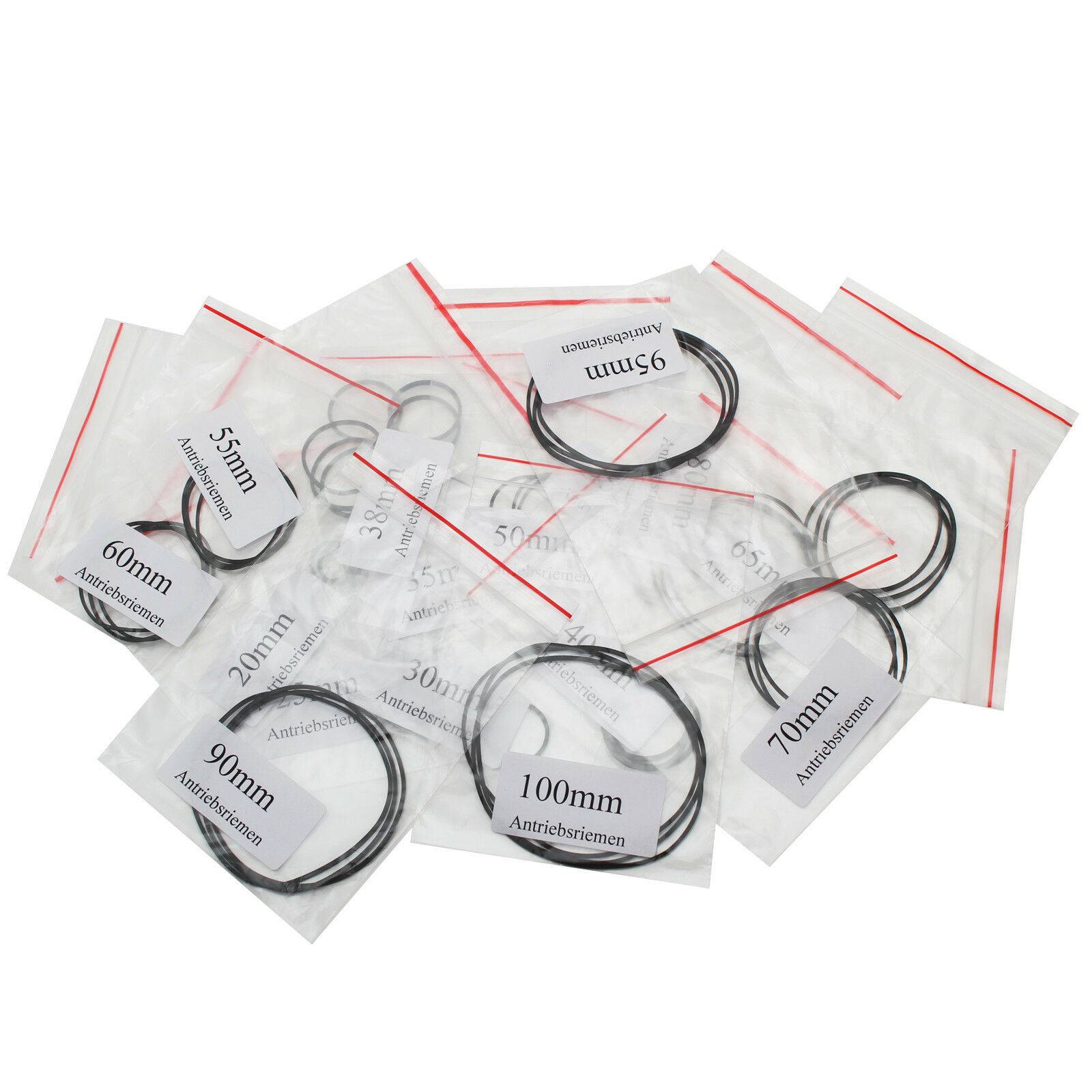 SET 51x Antriebsriemen 20-100mm Motorriemen Riemen 1A-Qualität Sortiment