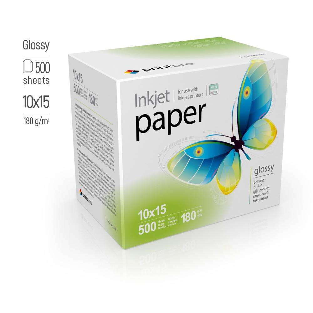 Colorway Fotopapier Print Pro glänzend 180g/m2/ 10x15/ 500 Blatt
