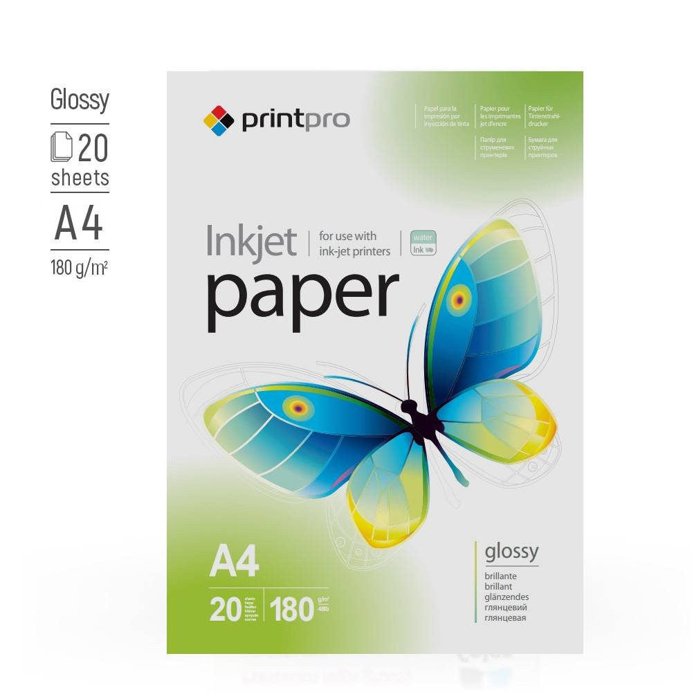 ColorWay Fotopapier PrintPro glänzend 180g/m² A4 20 Blatt