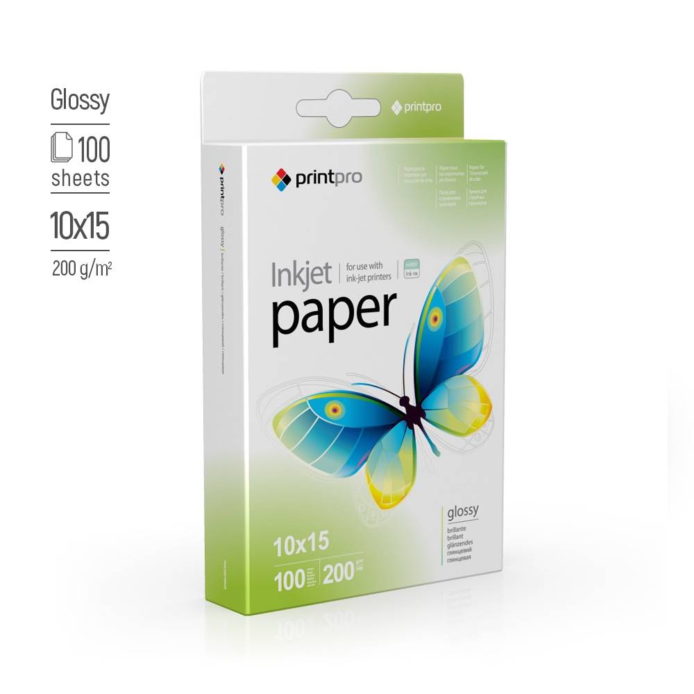 Colorway Fotopapier Print Pro glänzend 200g/m2/ 10x15/ 100 Blatt