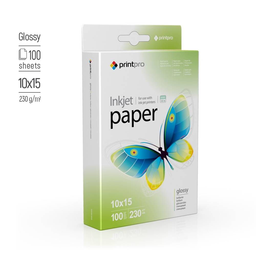 ColorWay Fotopapier PrintPro glänzend 230 g/m², 10x15, 100 Blatt