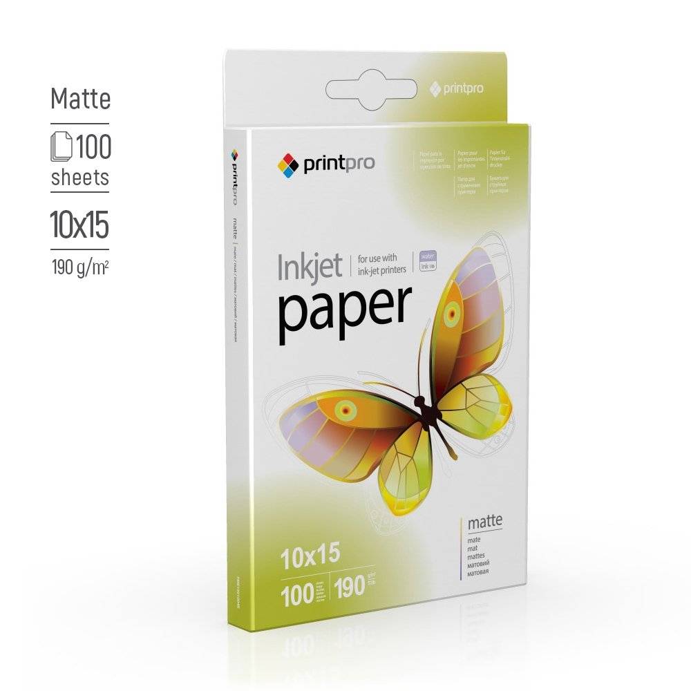 Colorway Fotopapier Print Pro matt 190g/m2/ 10x15/ 100 Blatt