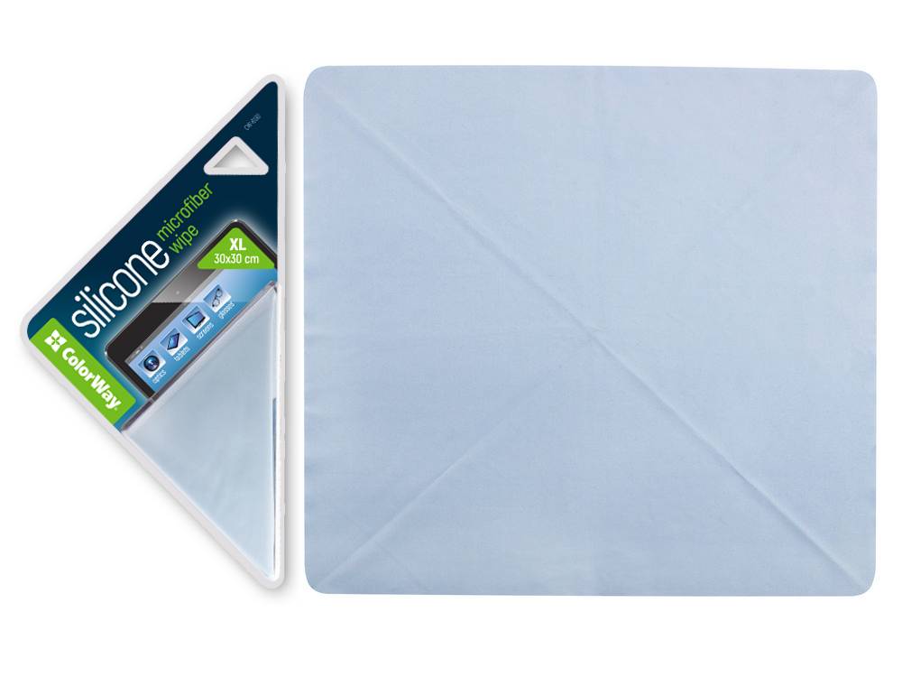 Mikrofaser Reinigungstuch ColorWay für Elektronik und Brille 30x30 cm