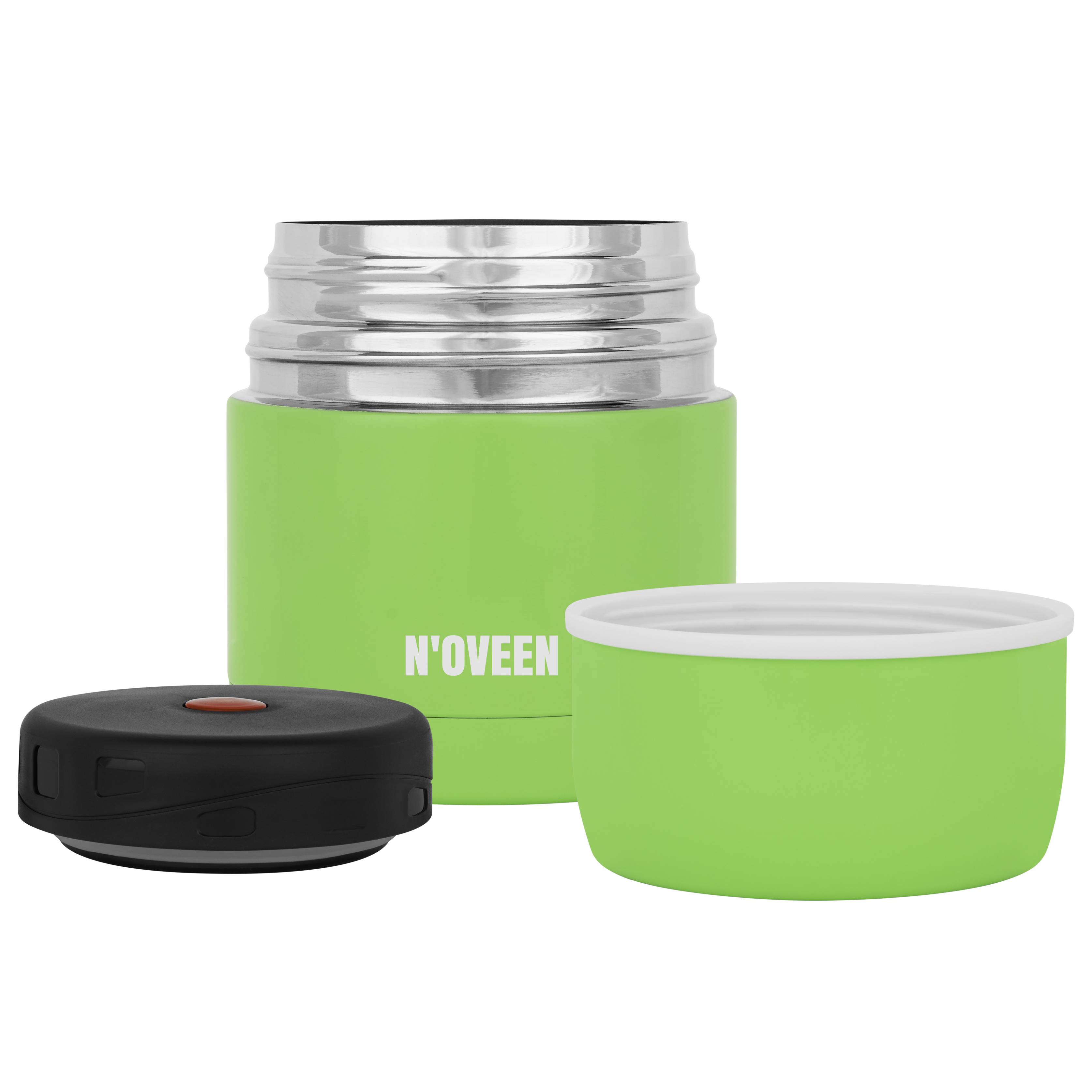 Thermobehälter für Essen Noveen 470ml TB930 Grün Glanz