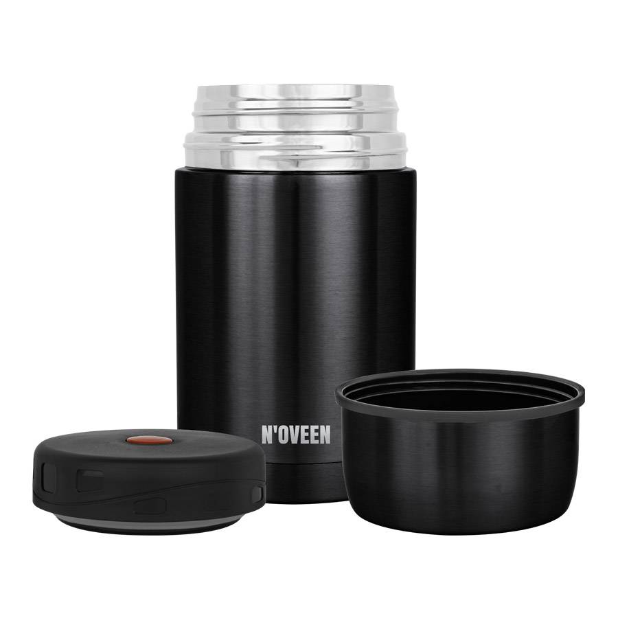 NOVEEN TB955 Mittagessen Thermoskanne 800ml schwarz