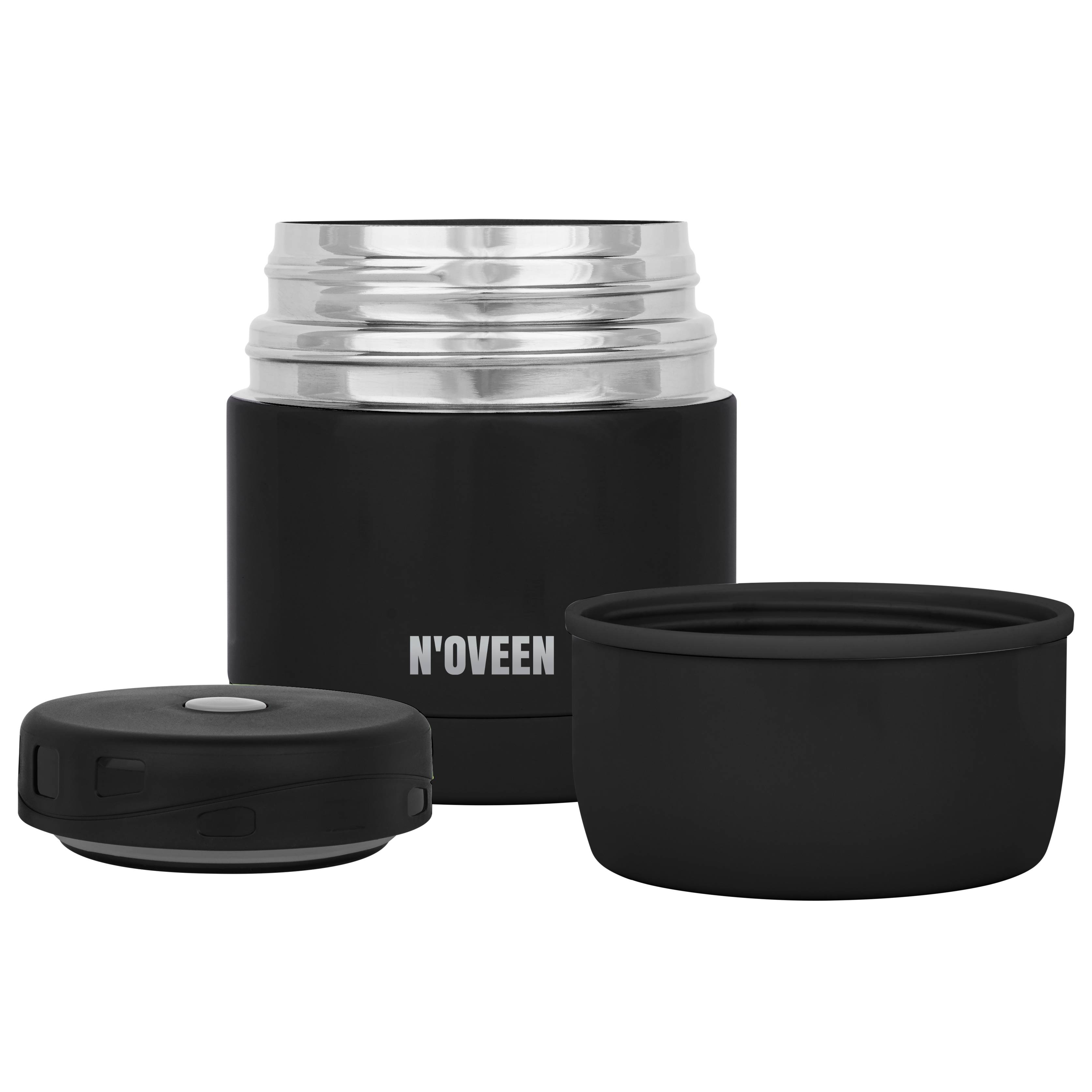 NOVEEN TB935 Mittagessen Thermoskanne 470ml schwarz
