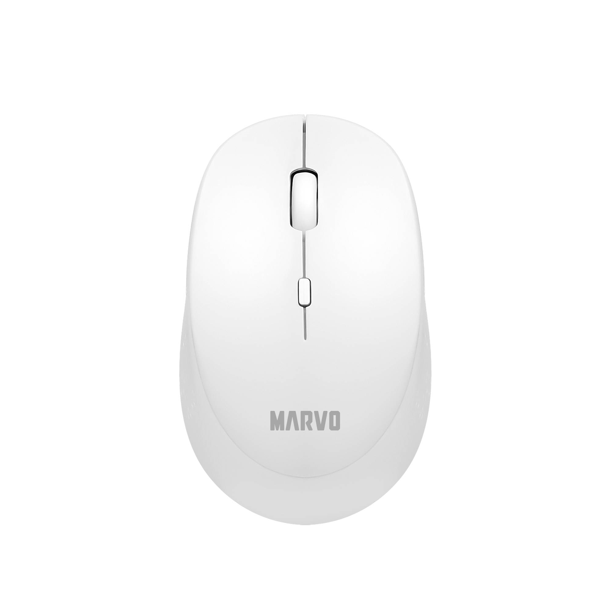 Marvo WM103WH Kabellose Maus mit Silent Click, 1600 DPI