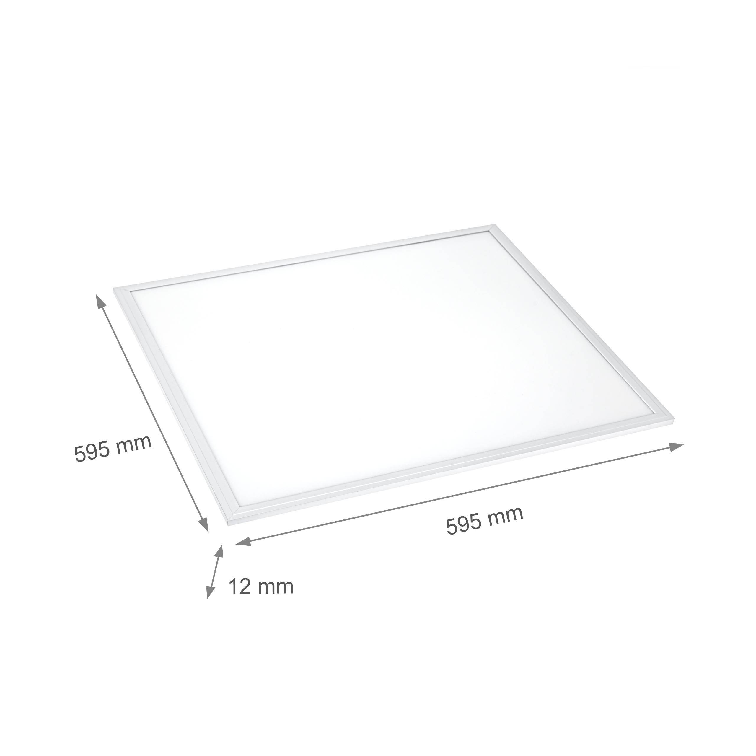 Spectrum LED Panel Algine 45W eckig 60x60cm 4880lm IK06 weiß 120° IP20 Kaltweiß 6000K