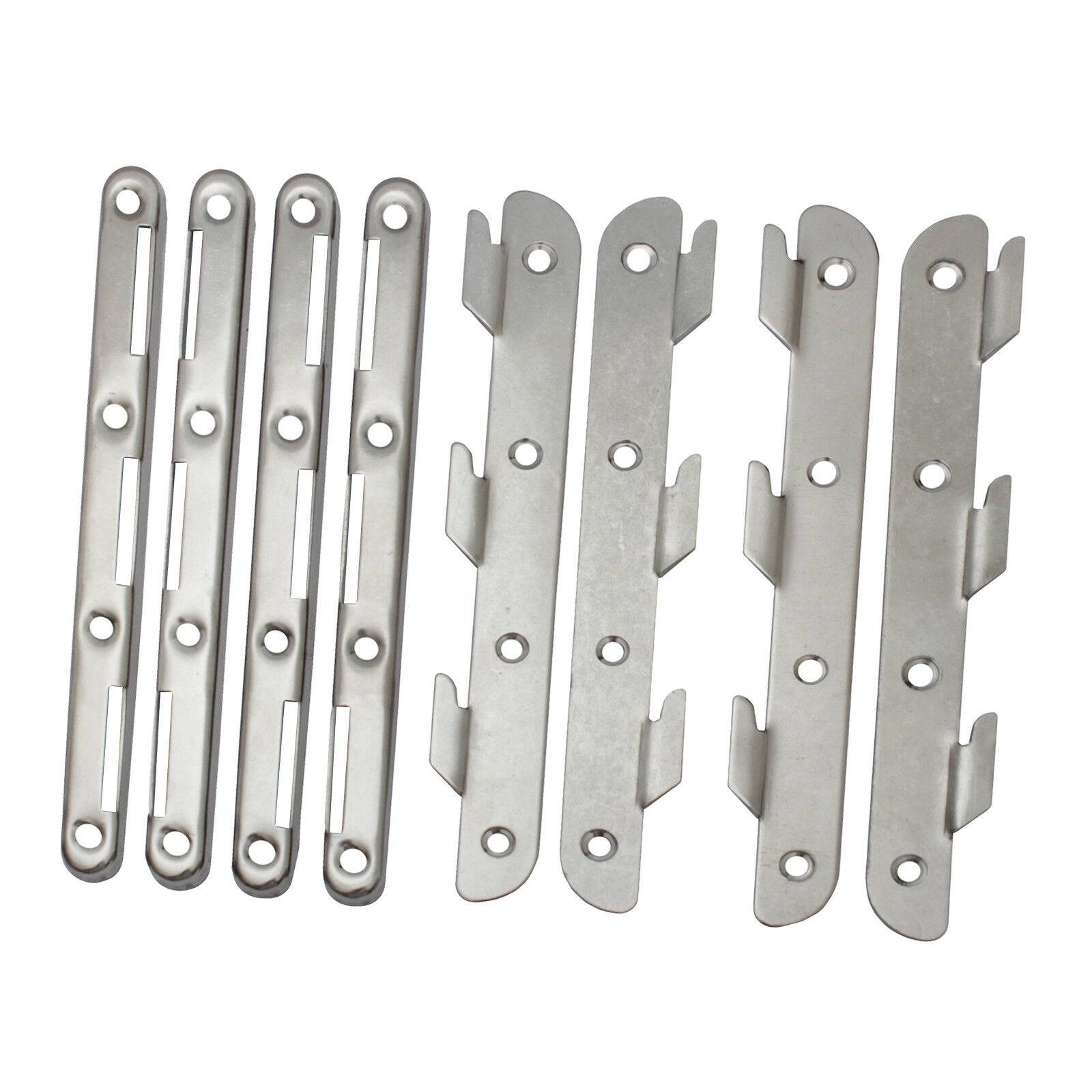 Bettverbinder 190mm aus Edelstahl Möbelverbinder Couchverbinder Metallverbinder