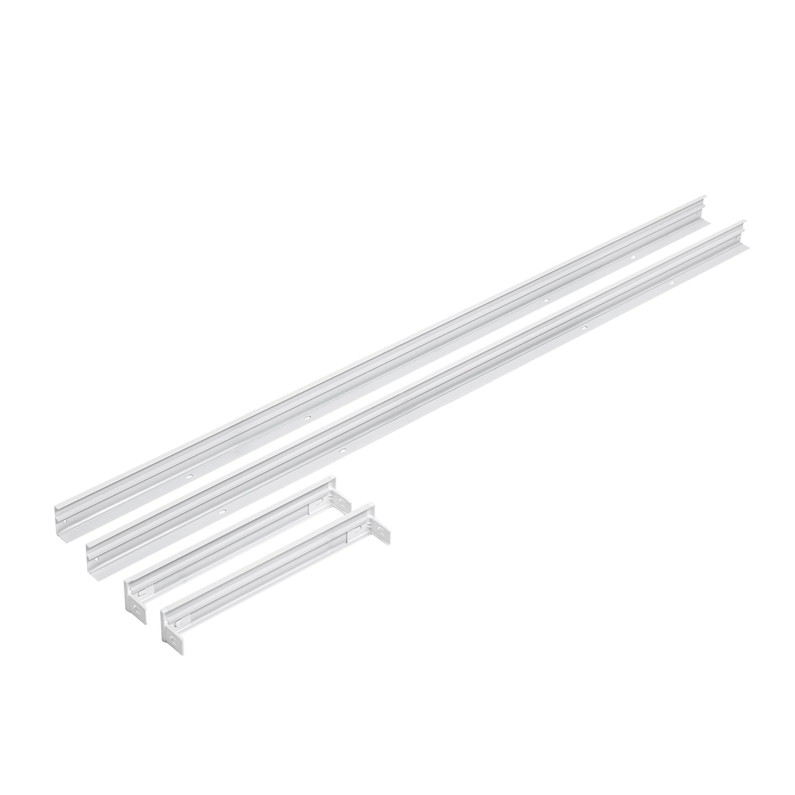 Spectrum LED Halterung für Penel Aufbaurahmen 30x120cm weiß klappbar faltbar