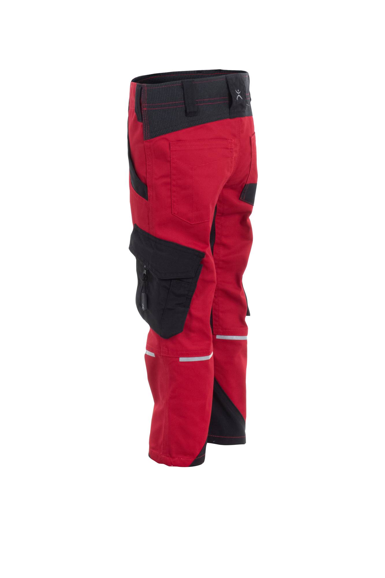 Planam Norit Kids Bundhose rot/schwarz 98/104 6547098