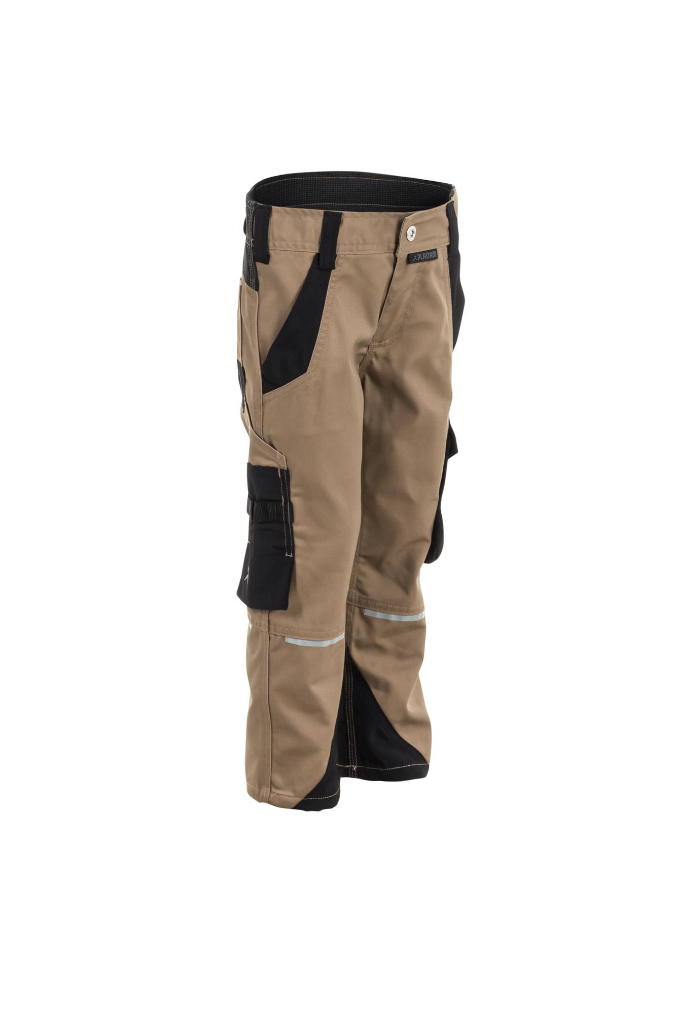 Planam Norit Kids Bundhose sand/schwarz 110/116 6543110