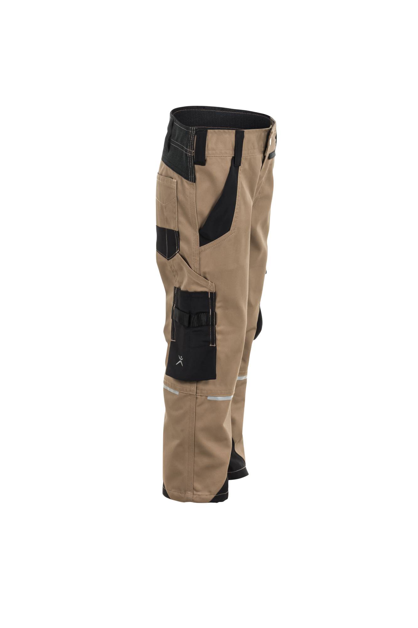 Planam Norit Kids Bundhose sand/schwarz 110/116 6543110
