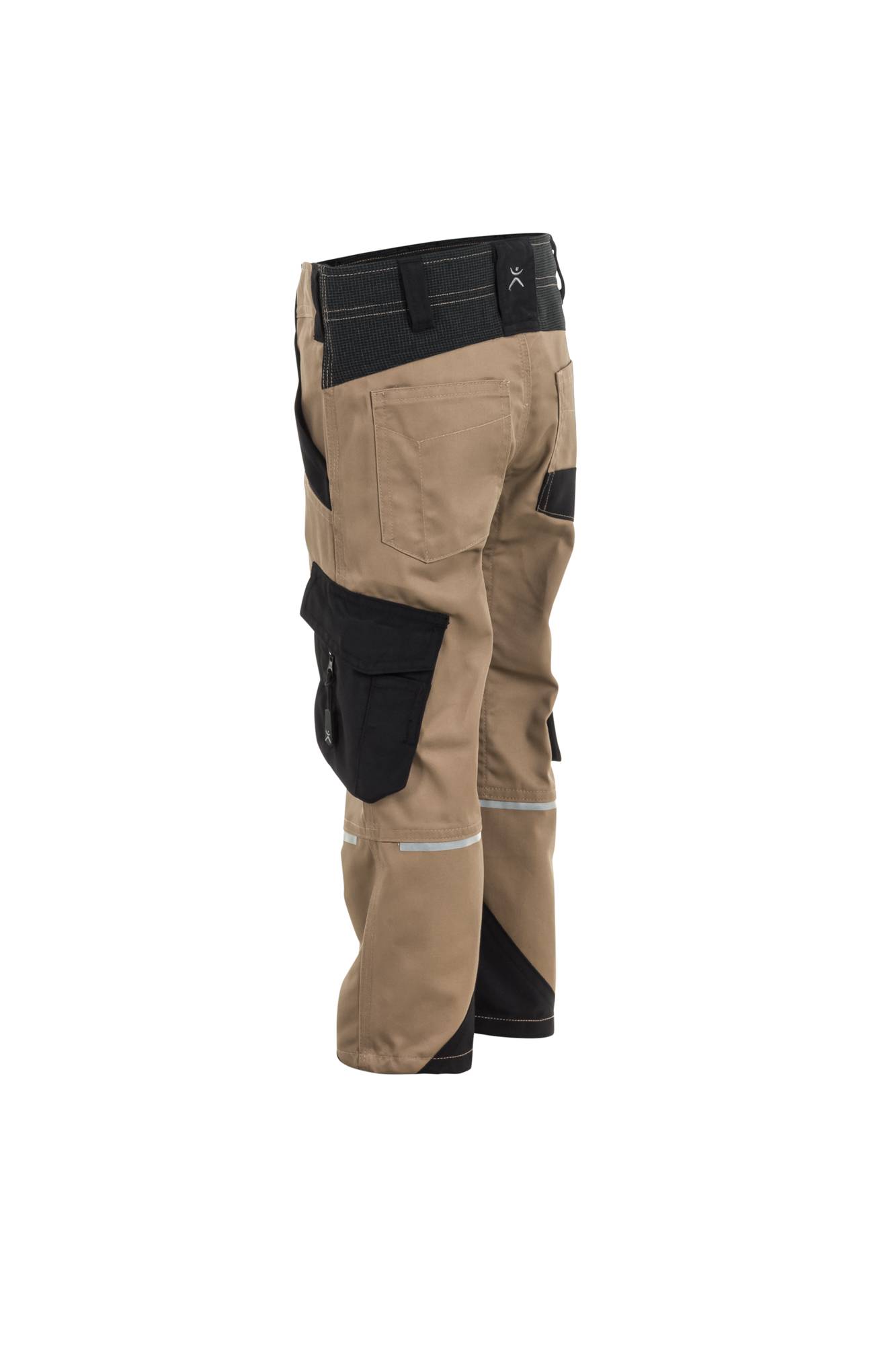 Planam Norit Kids Bundhose sand/schwarz 110/116 6543110