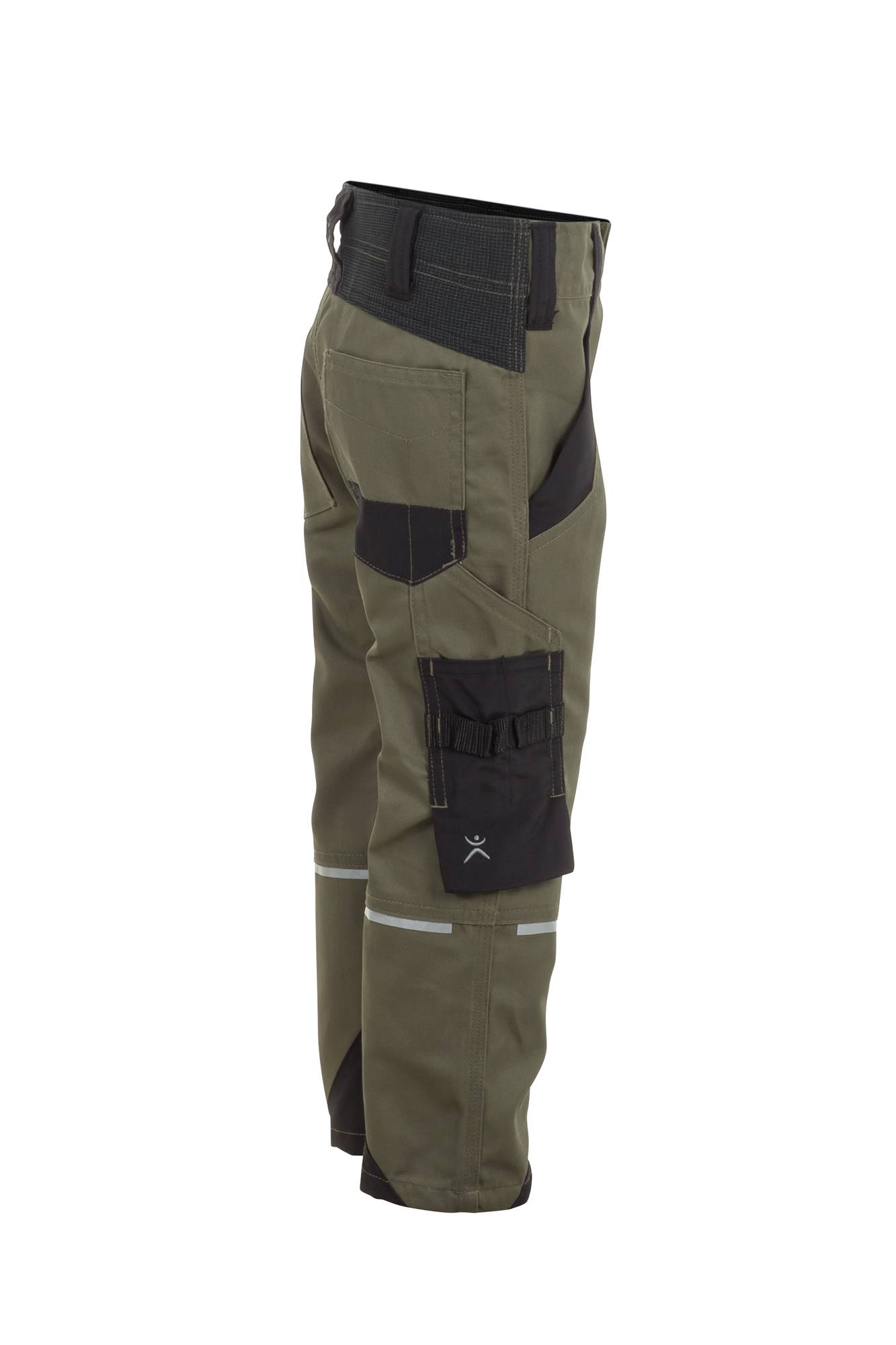 Planam Norit Kids Bundhose oliv/schwarz 134/140 6545134