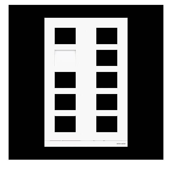 Busch-Jaeger Fronplatte Video 2/5 413810CF-W-03