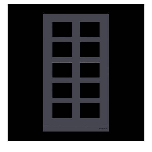 Busch-Jaeger Frontplatte Audio 2/5 413910CF-B-03